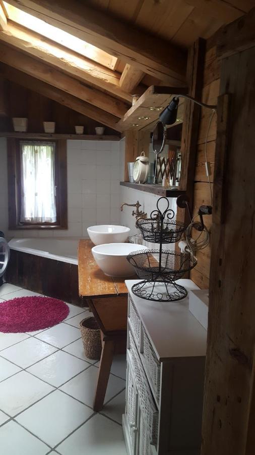 Magnifique Chalet Dans La Vallee De Chamonix Servoz Buitenkant foto