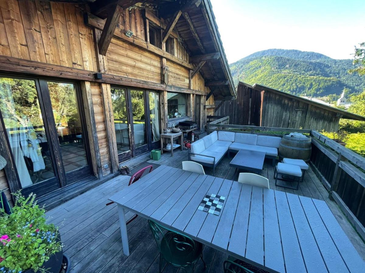 Magnifique Chalet Dans La Vallee De Chamonix Servoz Buitenkant foto
