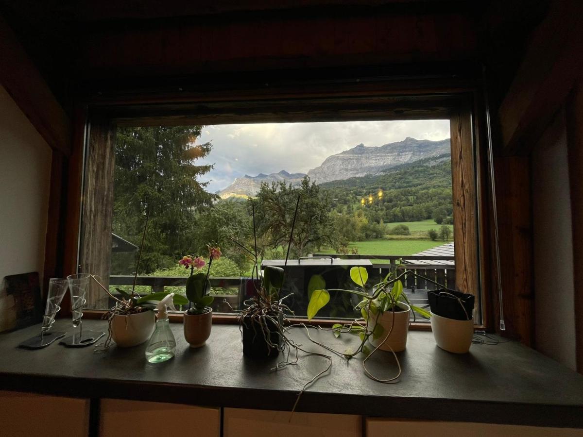 Magnifique Chalet Dans La Vallee De Chamonix Servoz Buitenkant foto